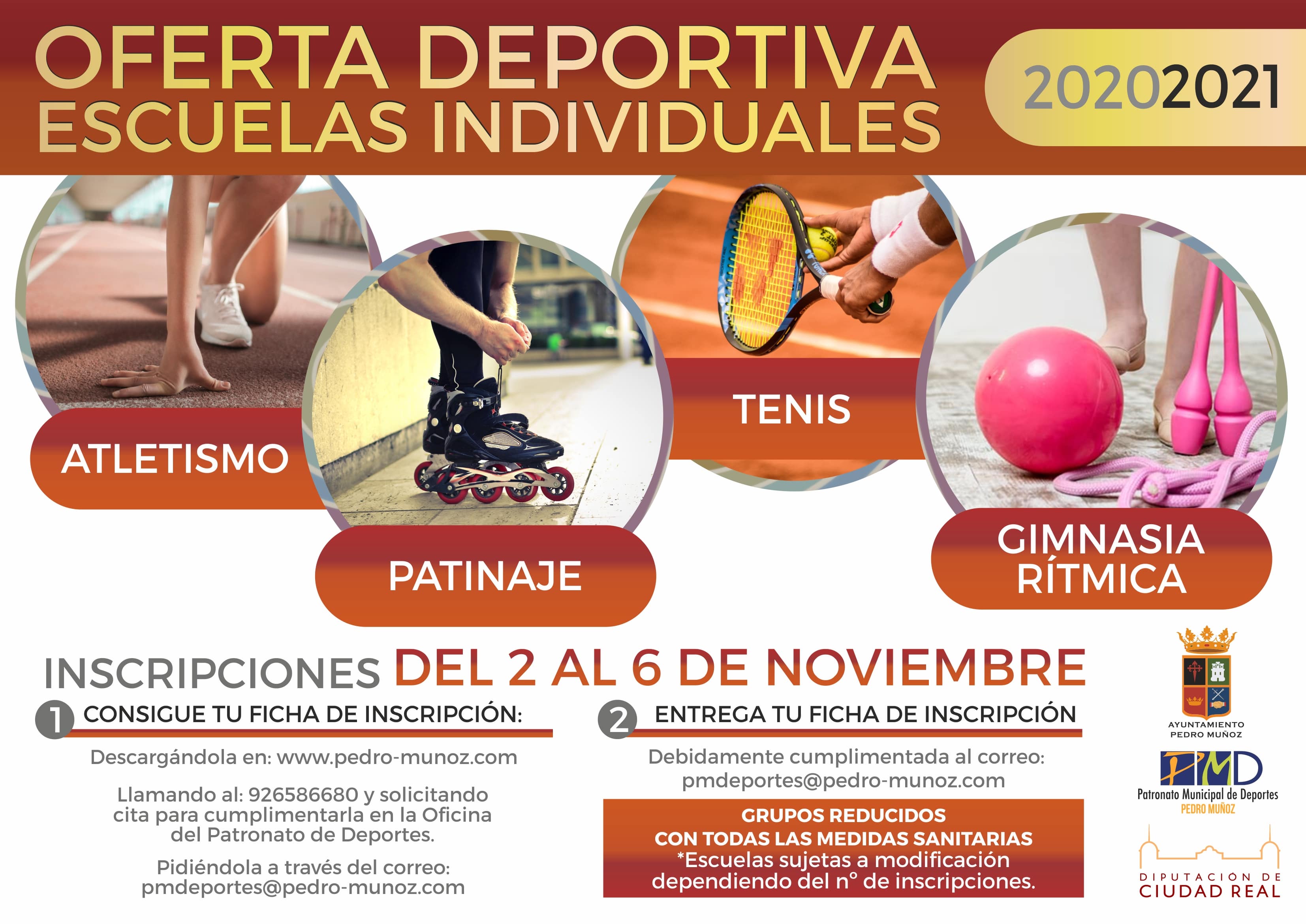 Escuelas deportivas individuales 2020/2021